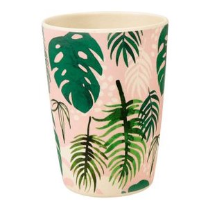 Bamboe beker - Tropical Palm - Wonen