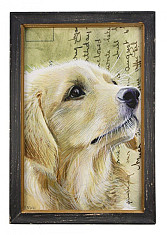 Schilderij Golden Retriever