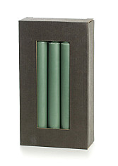 Dinerkaarsen - 10 stuks - Forest Green