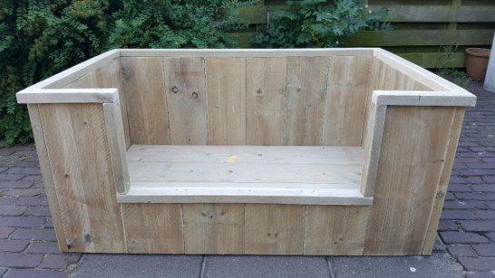 Hondenmand - Steigerhout